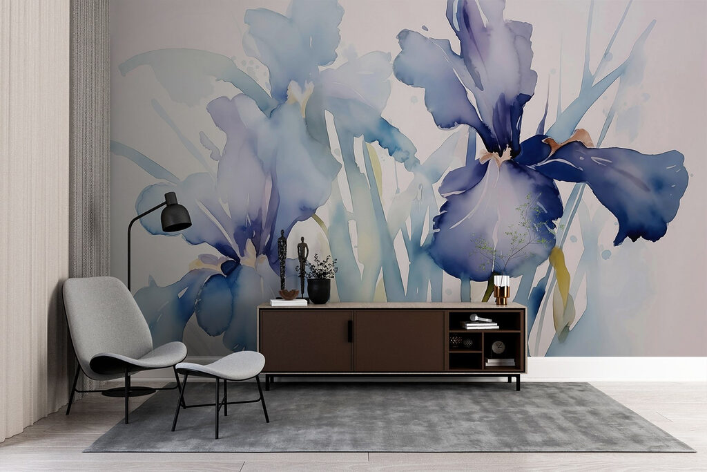 Íris azuis — interior 2