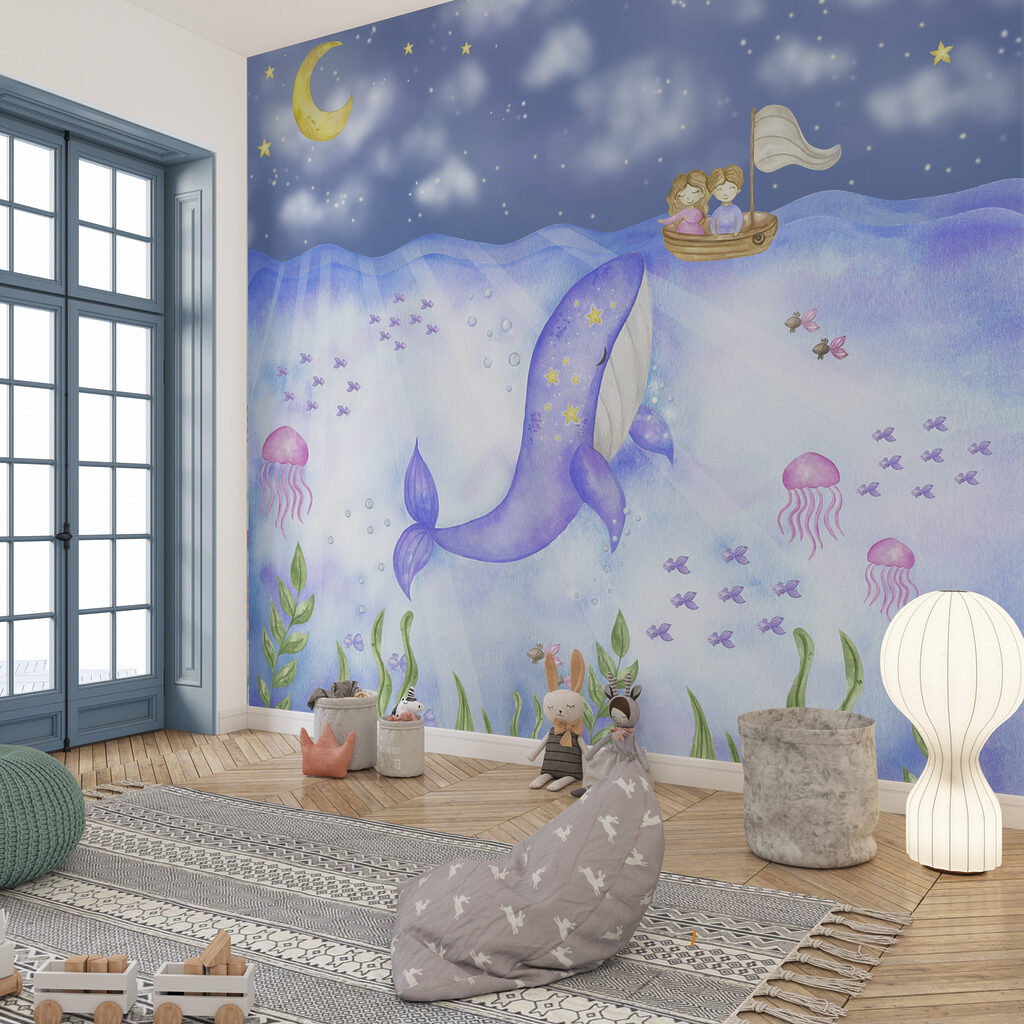 Baleia sob a lua — interior 1