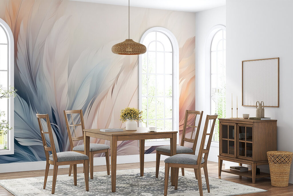 Penas em luz suave — interior 3