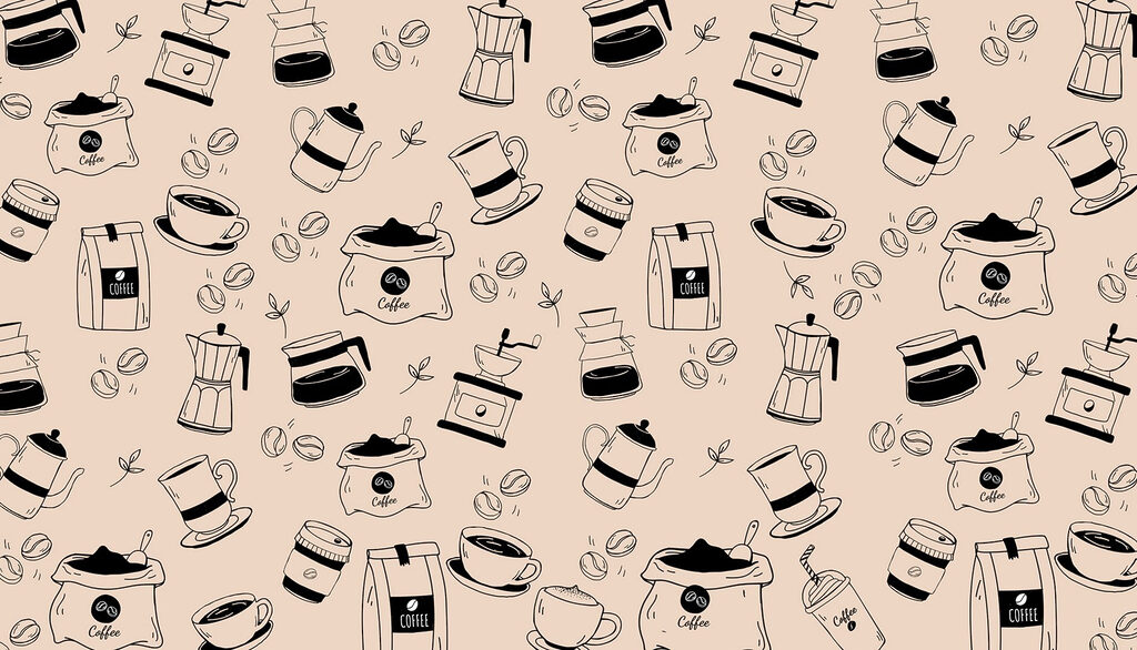 Chávenas de café — design completo