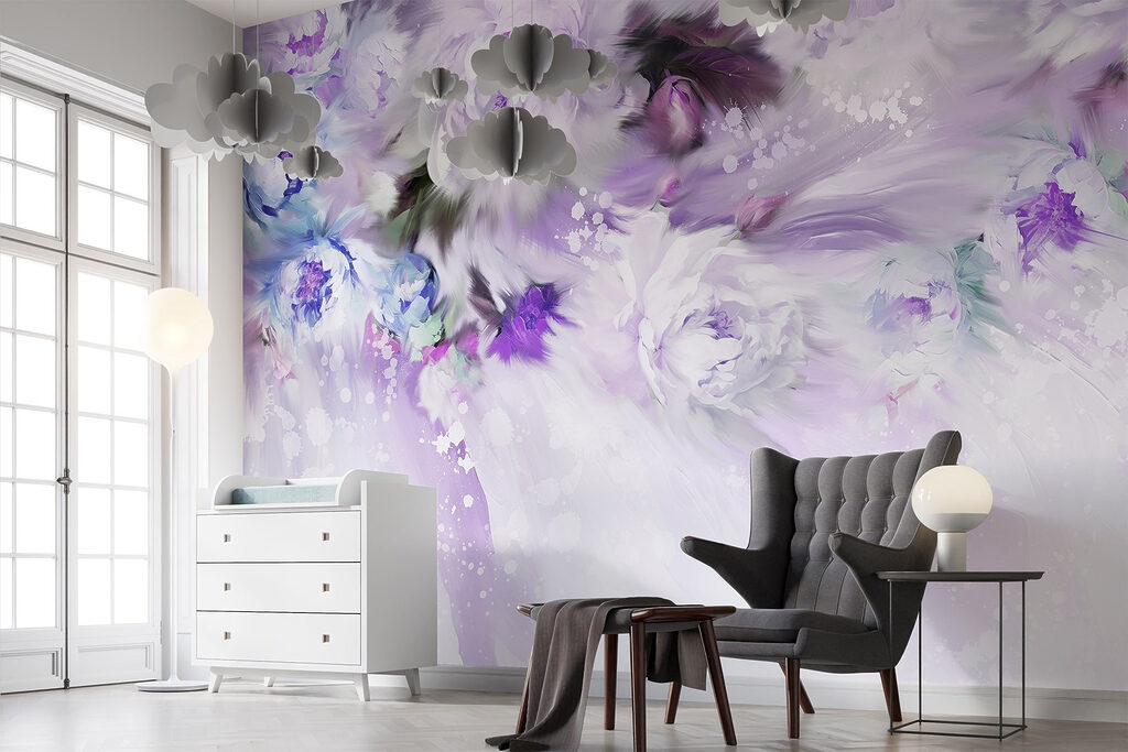 Peónias em fluxo suave — interior 4