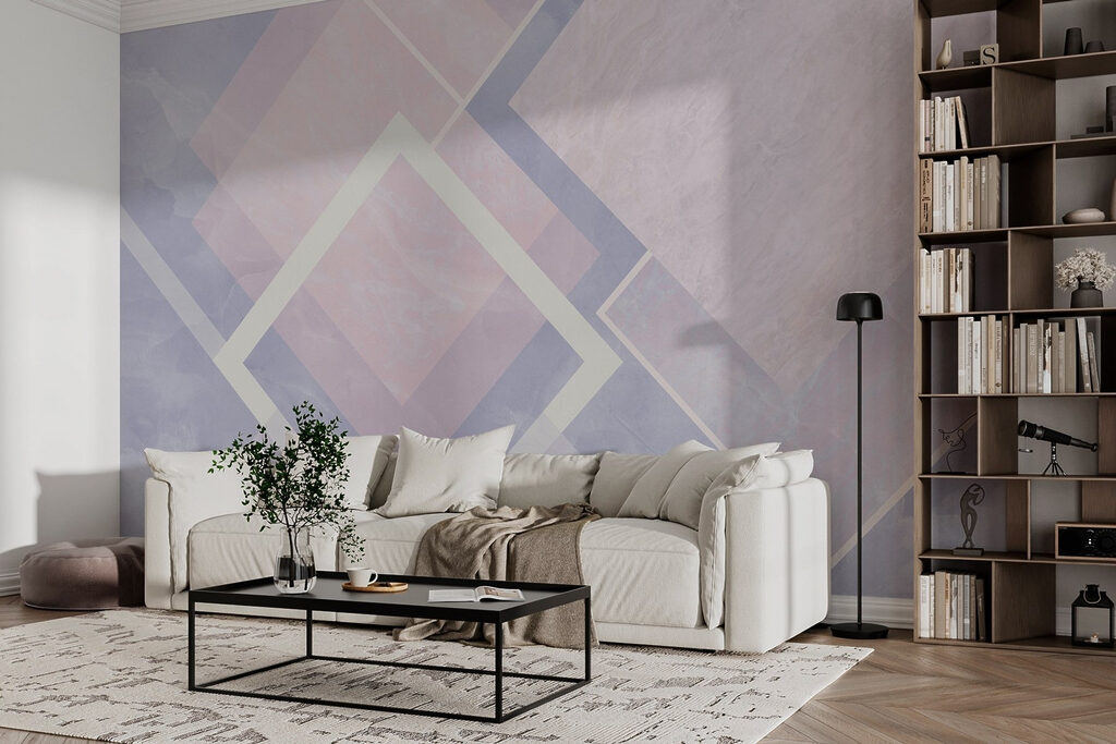 Losangos com contorno branco — interior 2