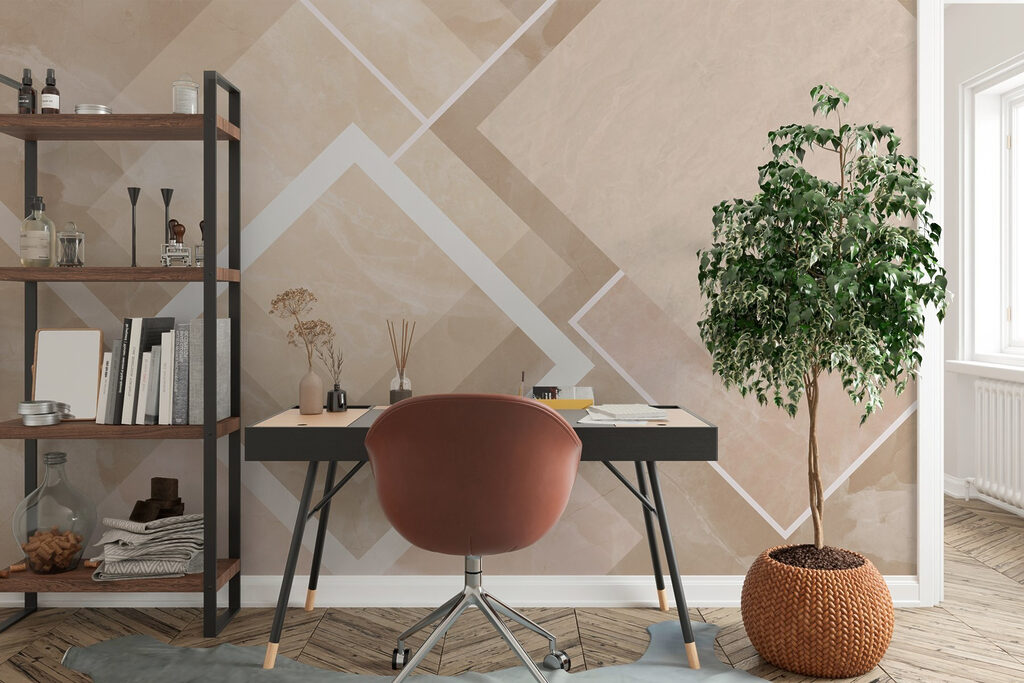 Losangos com contorno branco — interior 2