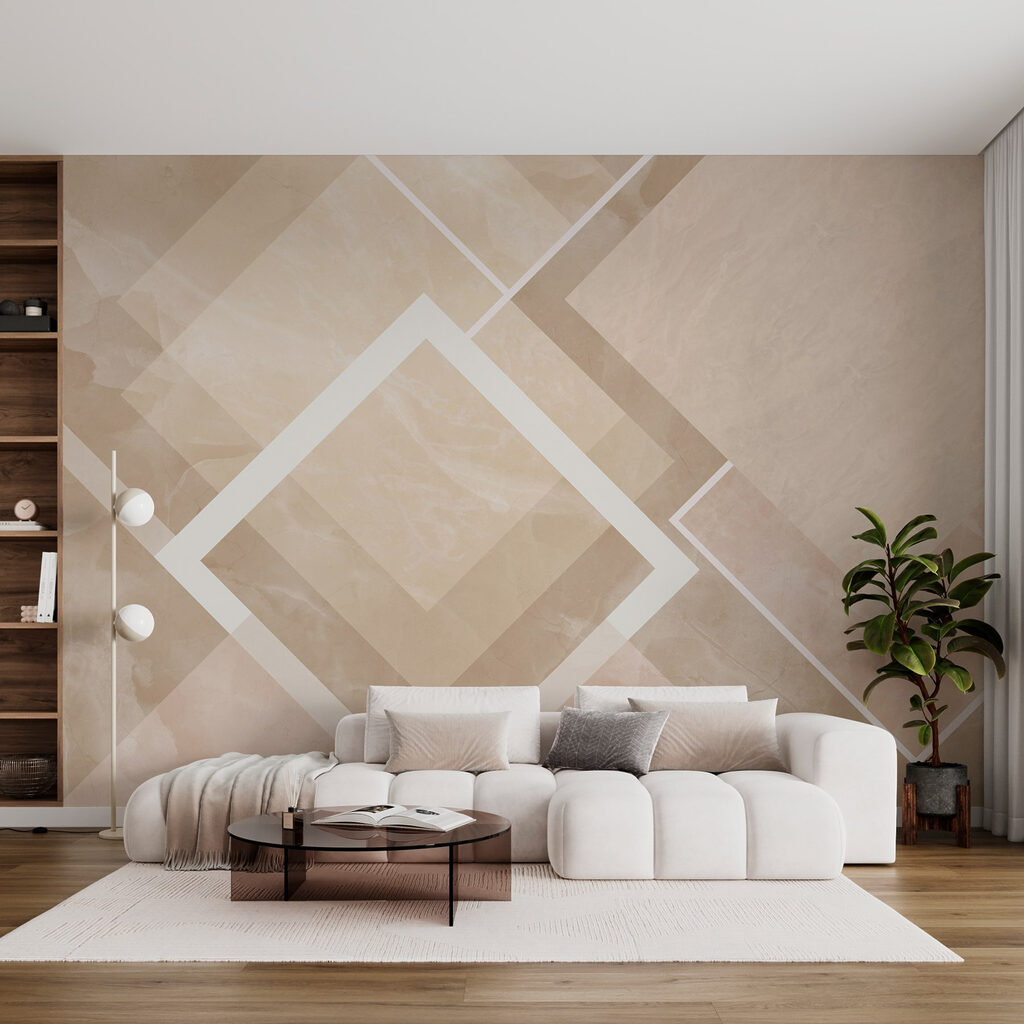 Losangos com contorno branco — interior 3