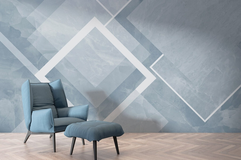 Losangos com contorno branco — interior 2