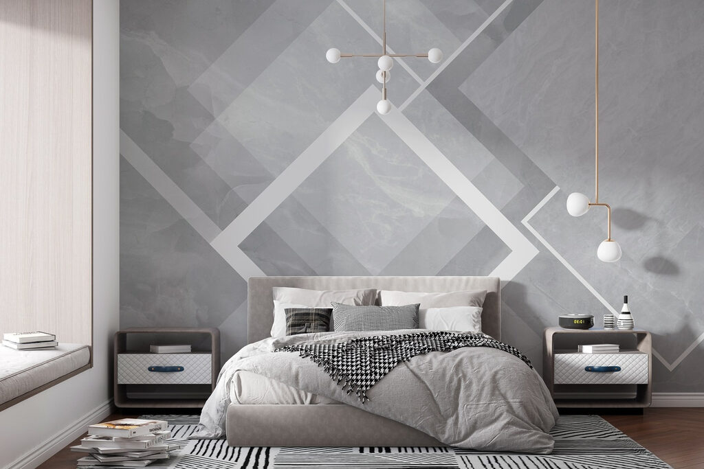 Losangos com contorno branco — interior 1