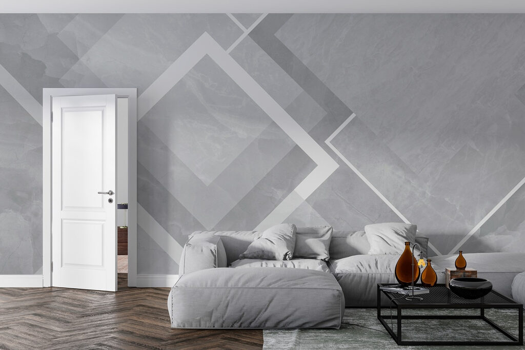 Losangos com contorno branco — interior 2