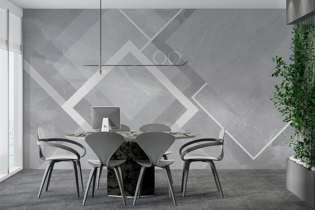 Losangos com contorno branco — interior 5