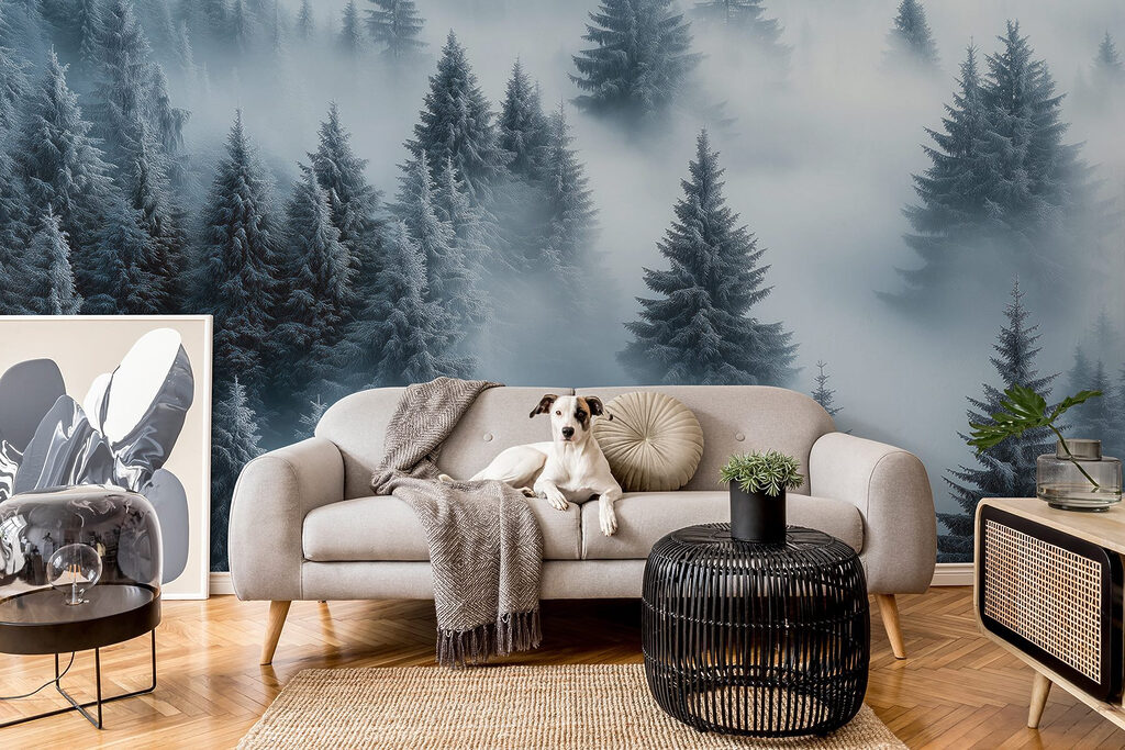 Coníferas na neblina — interior 2