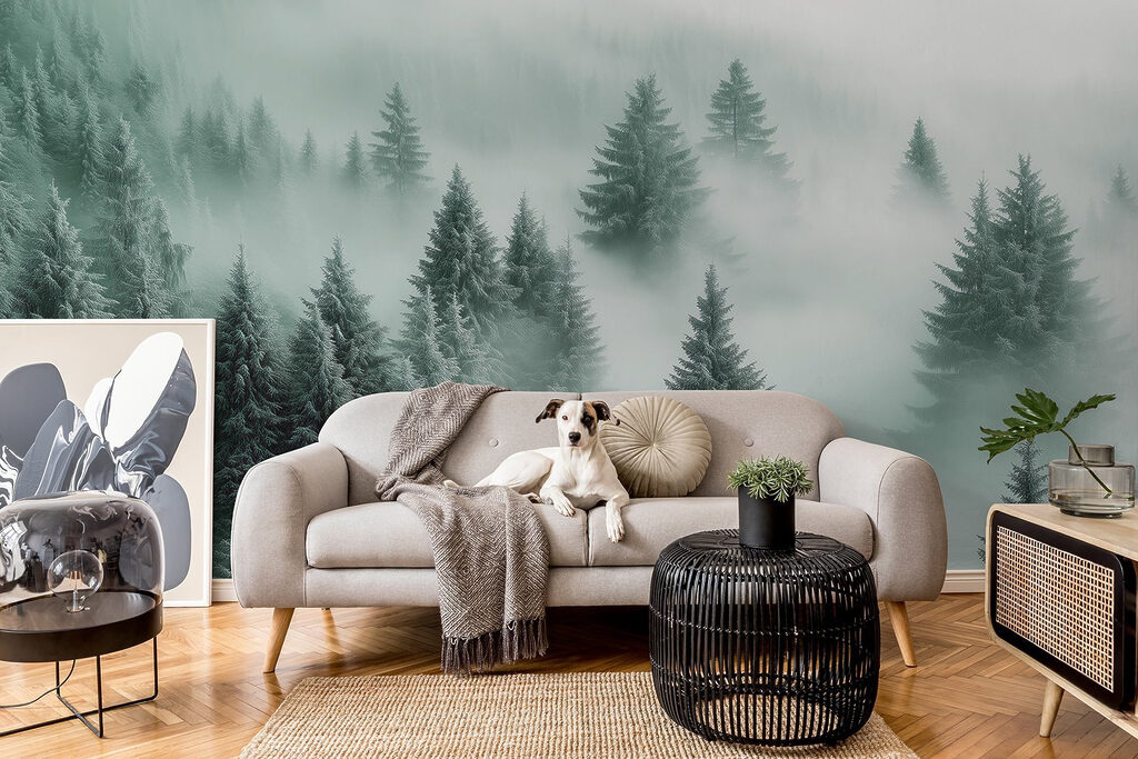 Coníferas na neblina — interior 3
