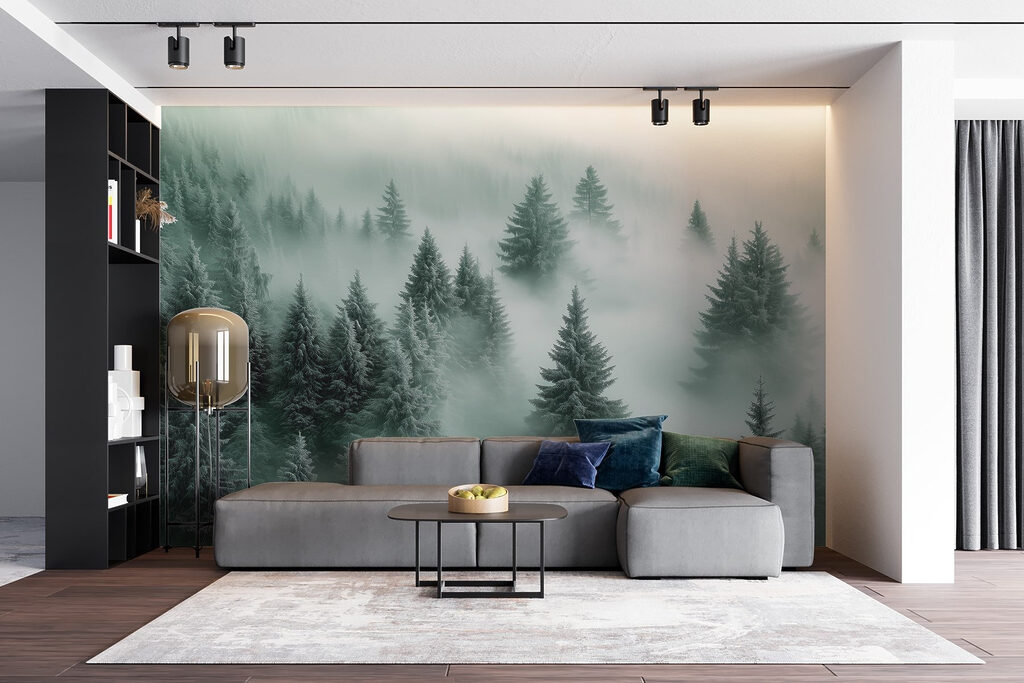 Coníferas na neblina — interior 4