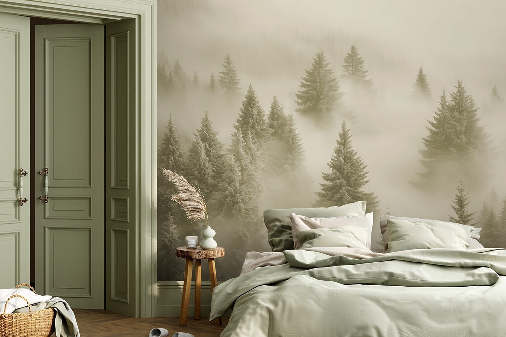 Coníferas na neblina — interior 2