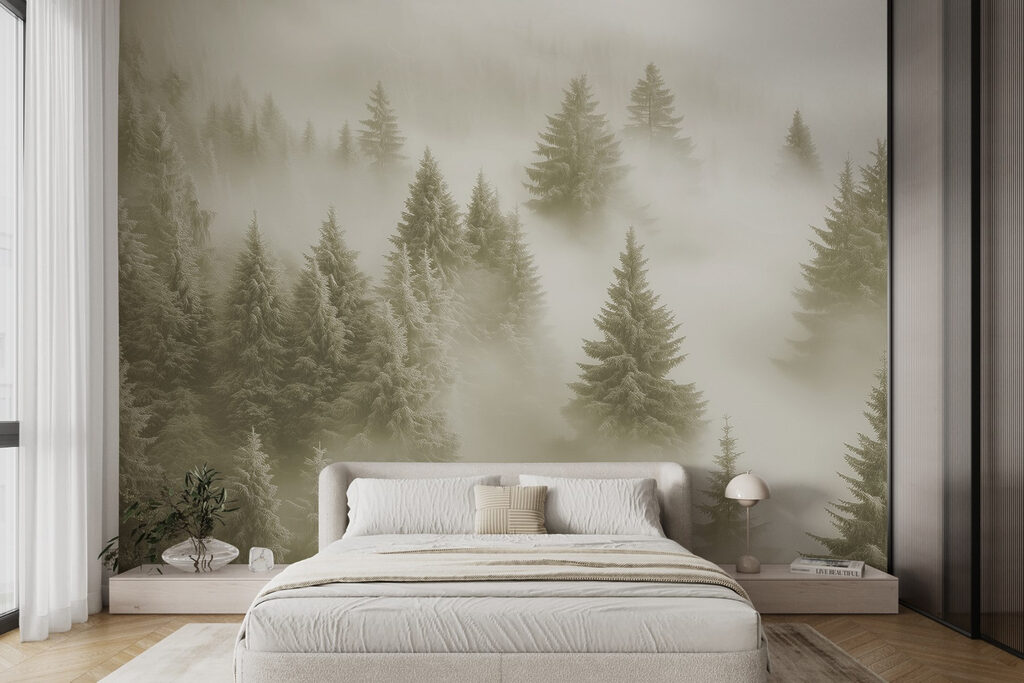 Coníferas na neblina — interior 3