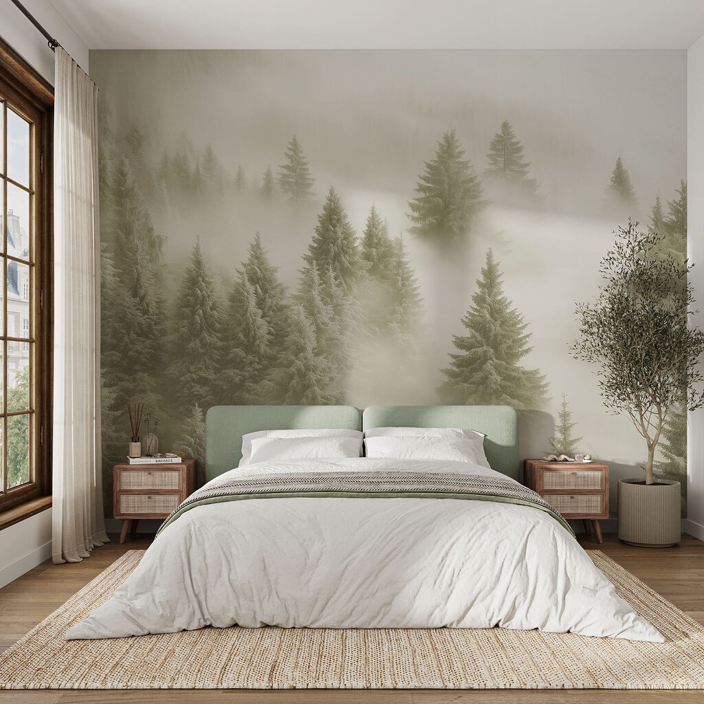 Coníferas na neblina — interior 5