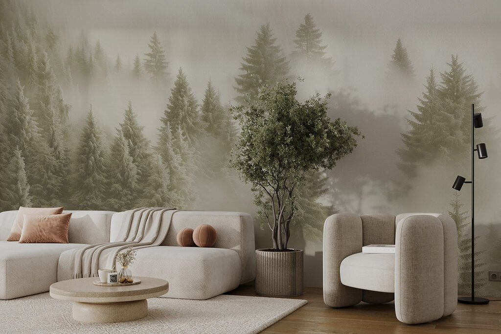 Coníferas na neblina — interior 6