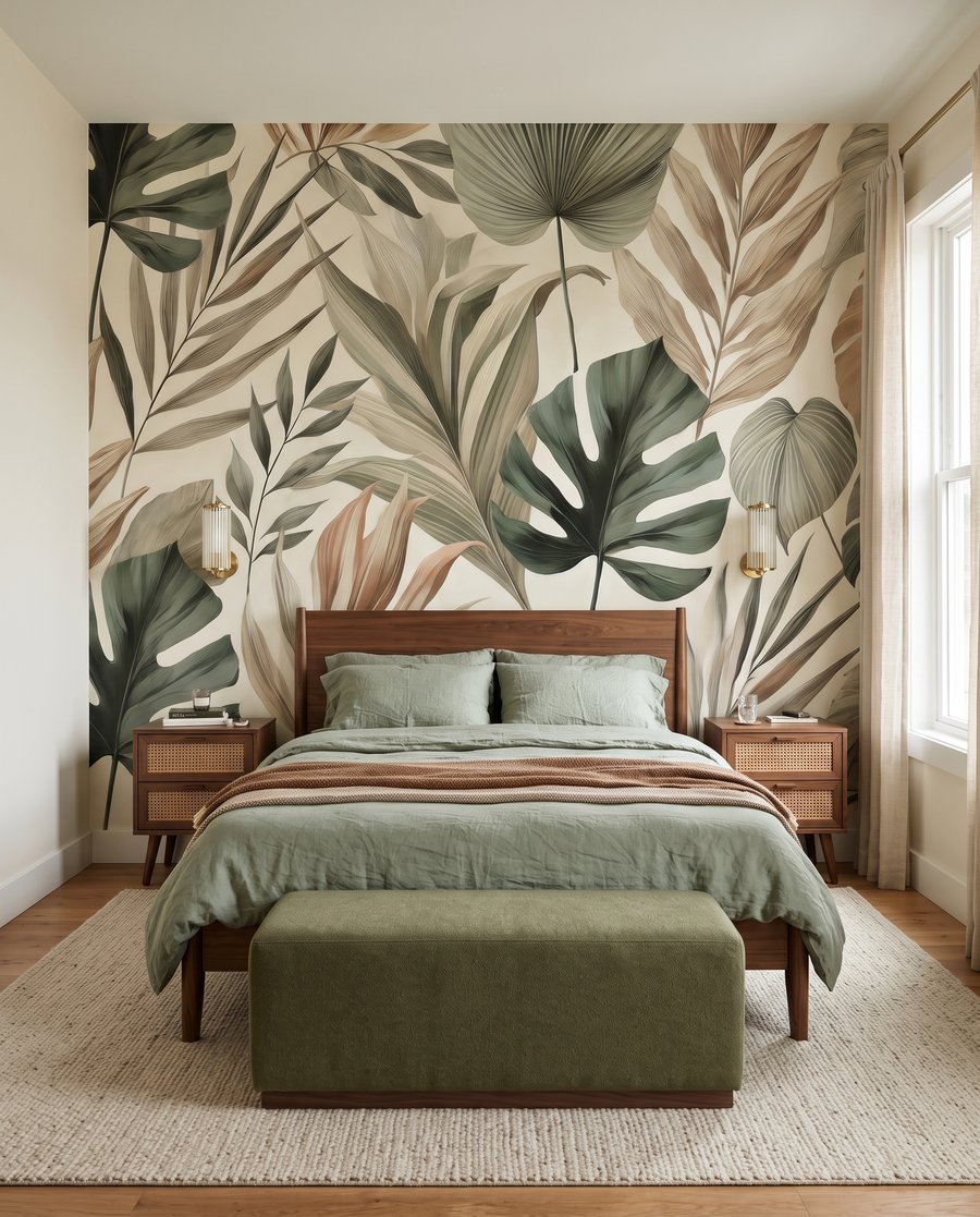 Folhas tropicais naturais — interior 2