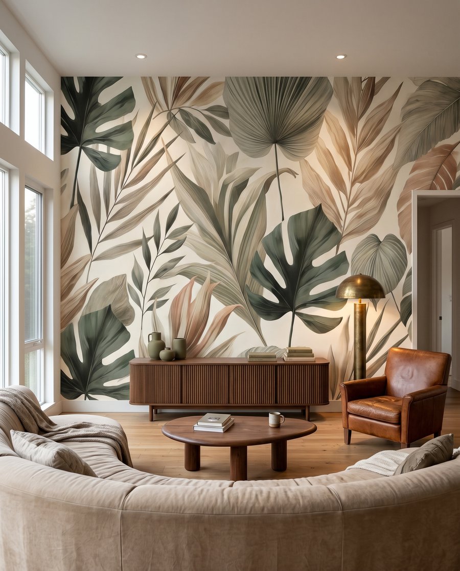 Folhas tropicais naturais — interior 4