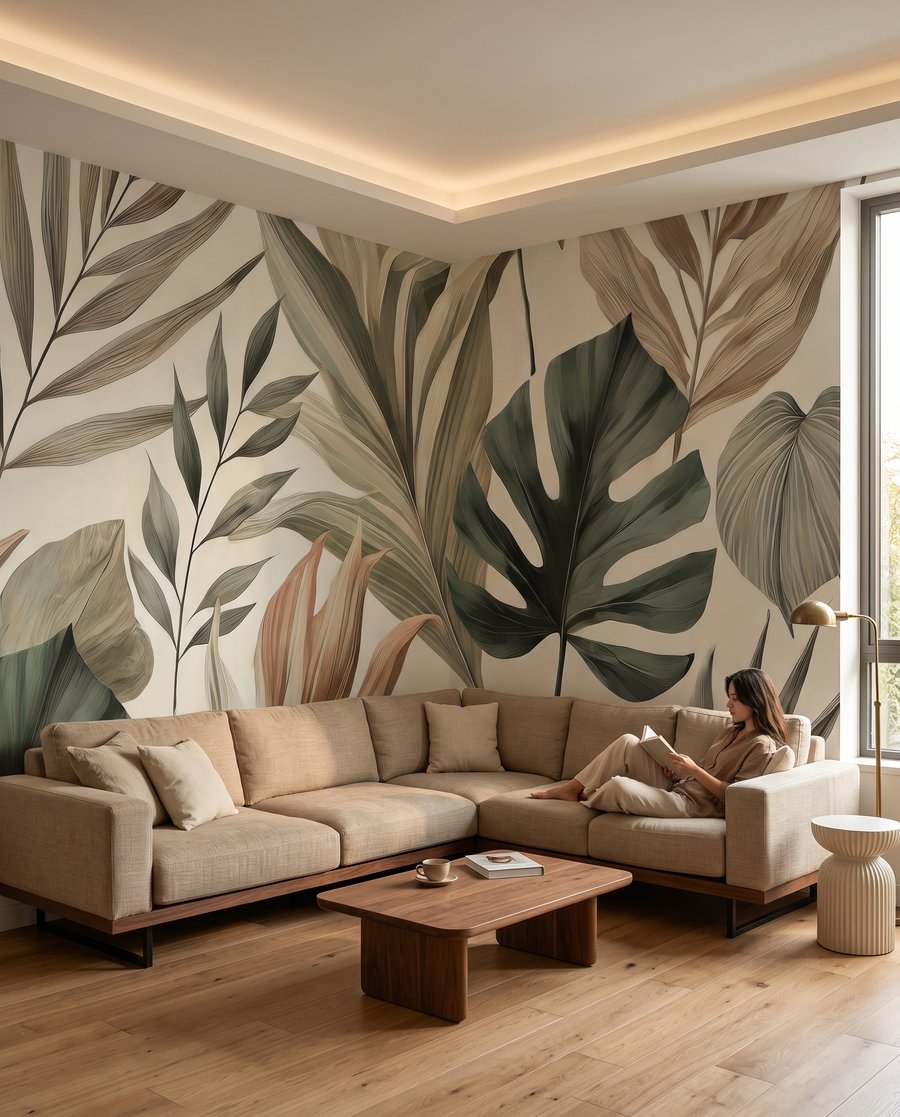 Folhas tropicais naturais — interior 5