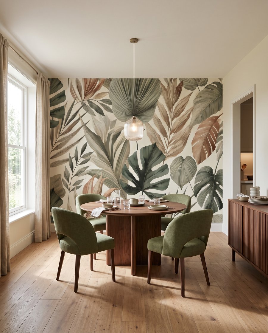 Folhas tropicais naturais — interior 8