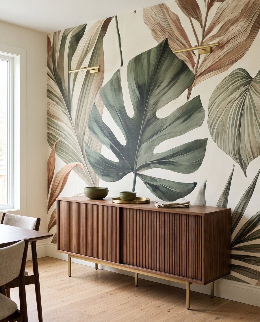 Folhas tropicais naturais — interior 9
