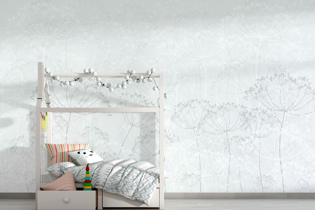 Umbelas finas em branco — interior 2