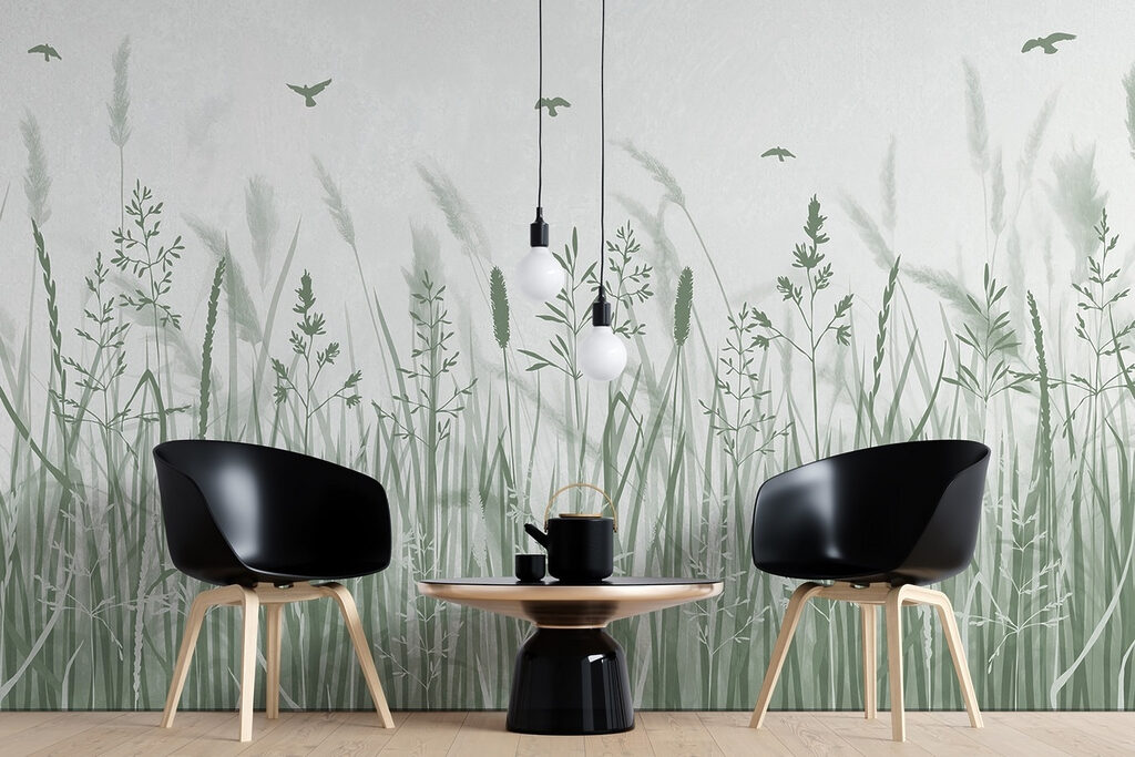 Aves sobre hastes altas — interior 3