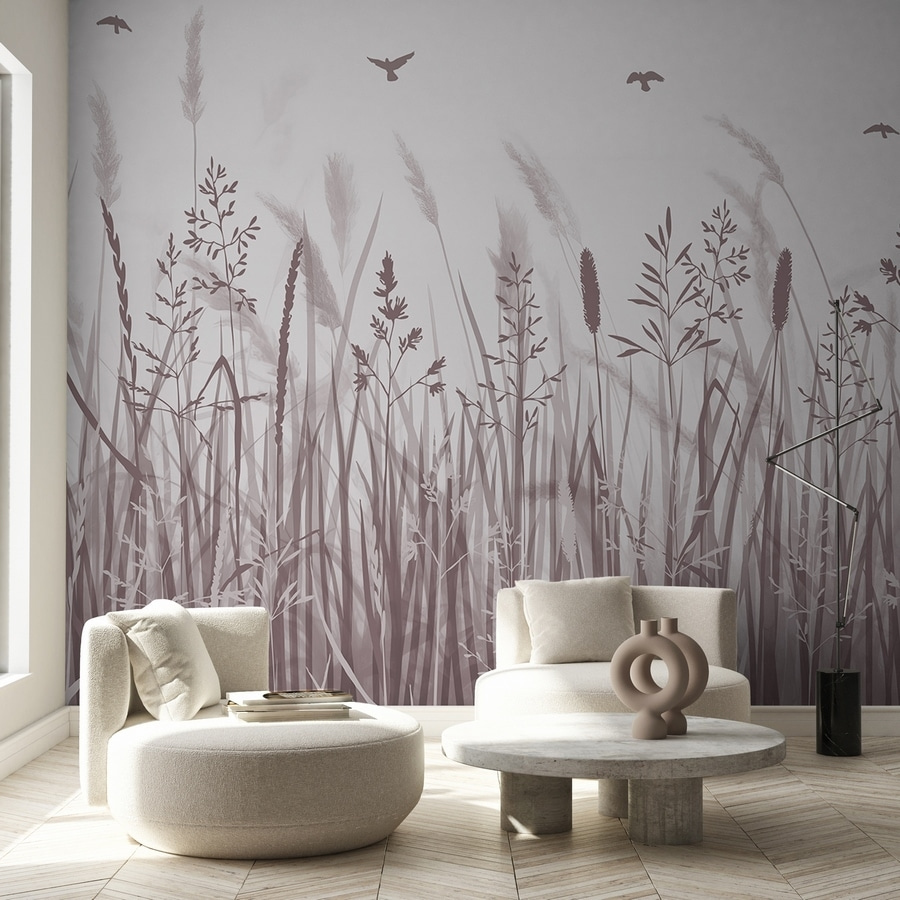 Aves sobre hastes altas — interior 1