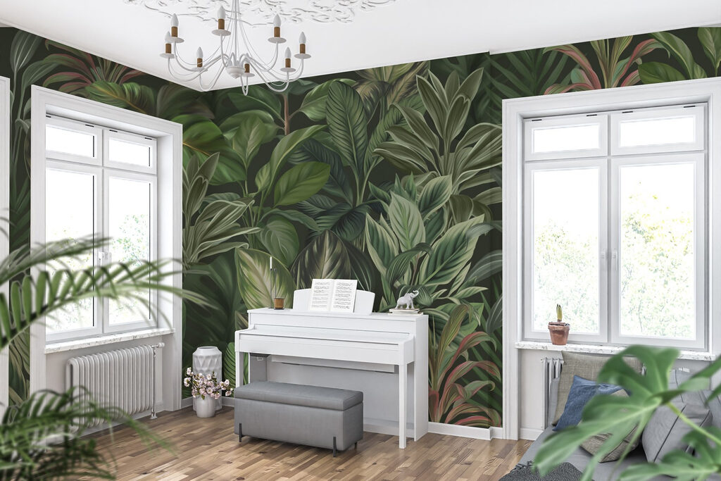 Selva em verde profundo — interior 3