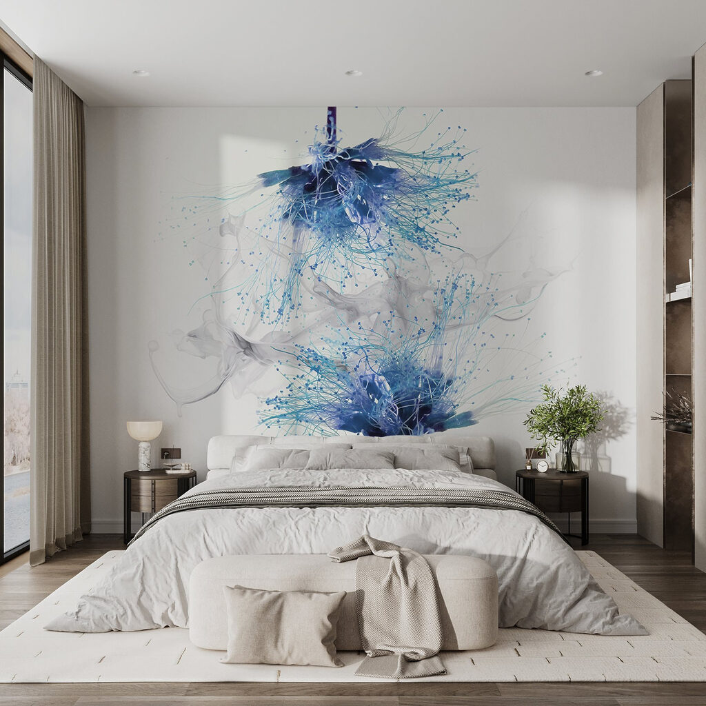 Flores em salpicos — interior 1
