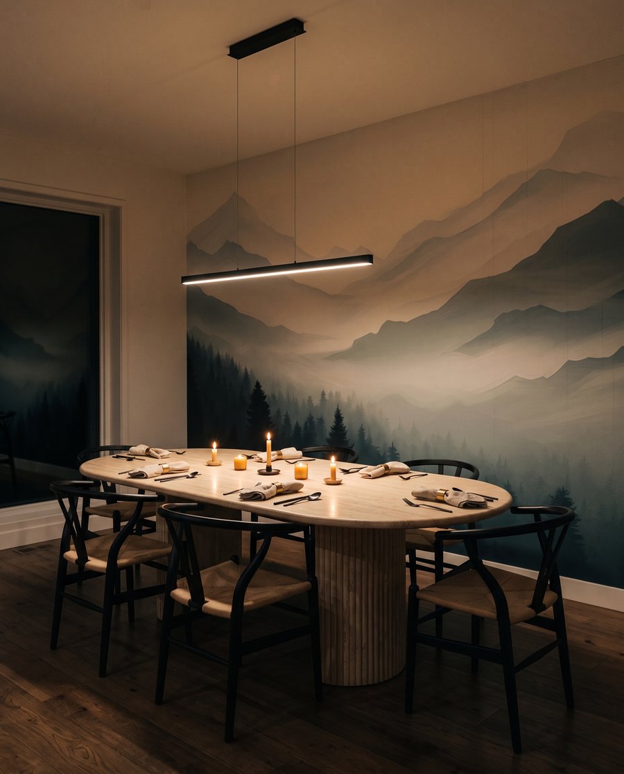 Pinheiros entre sombras — interior 6