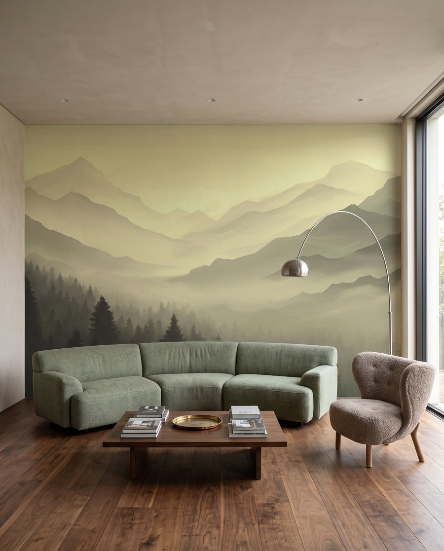 Pinheiros entre sombras — interior 3