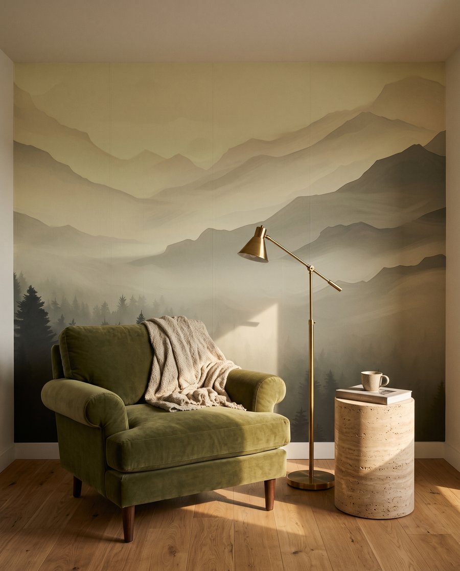Pinheiros entre sombras — interior 5