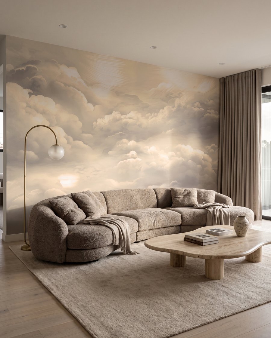 Nuvens e luz suave — interior 3