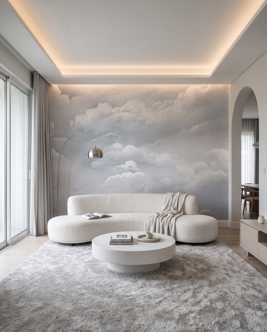 Nuvens e luz suave — interior 3