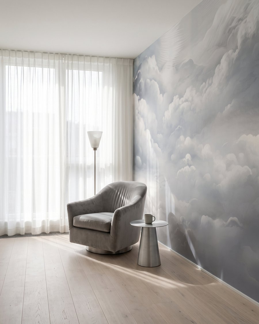 Nuvens e luz suave — interior 5