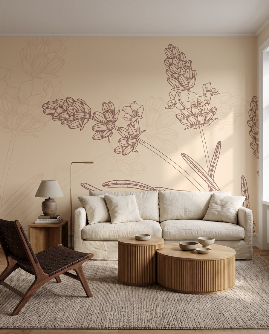 Cachos de flores desenhados — interior 4