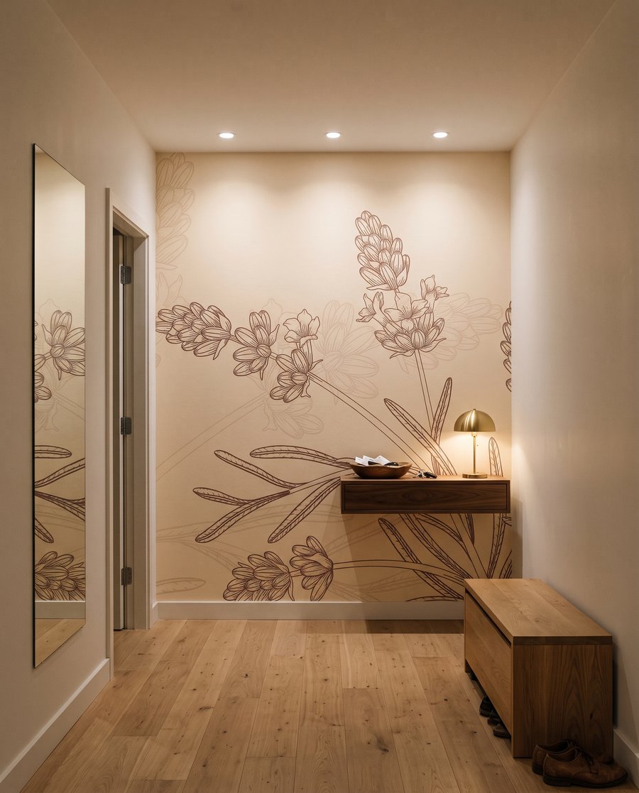 Cachos de flores desenhados — interior 6