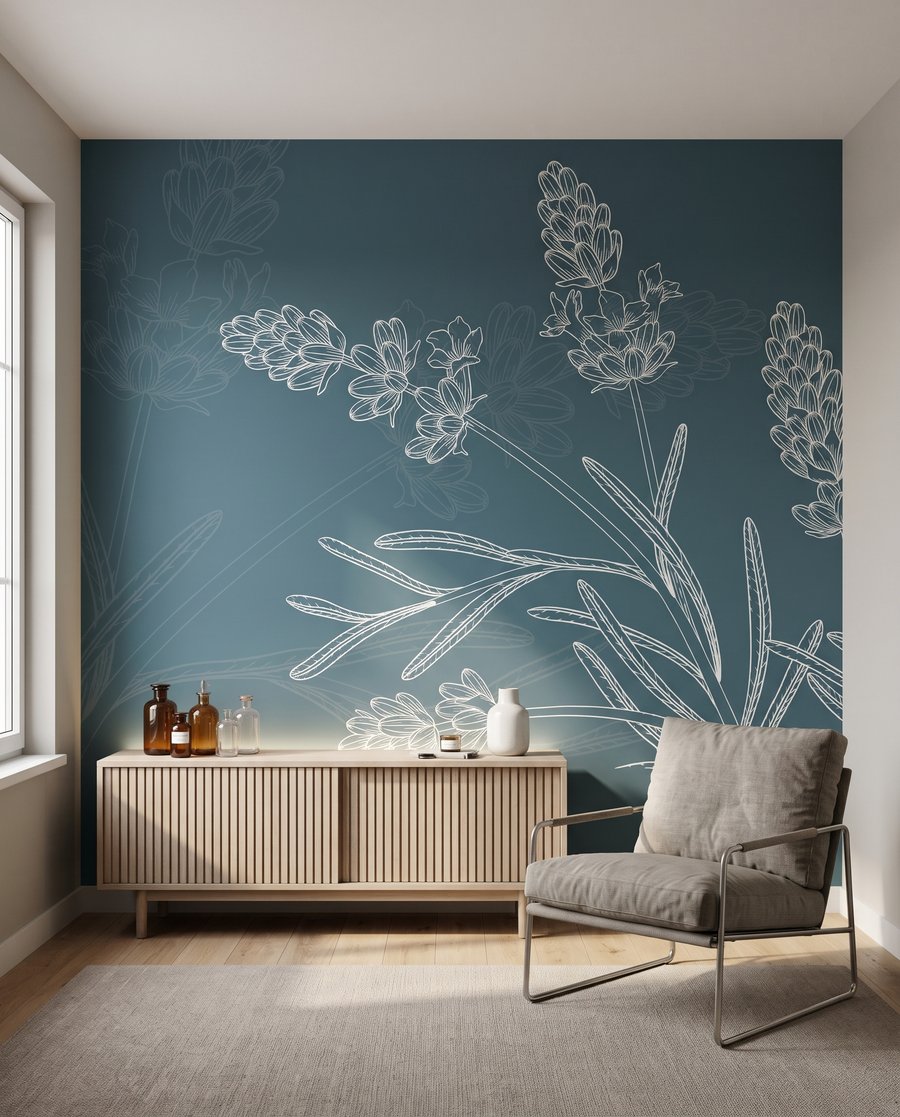 Cachos de flores desenhados — interior 4