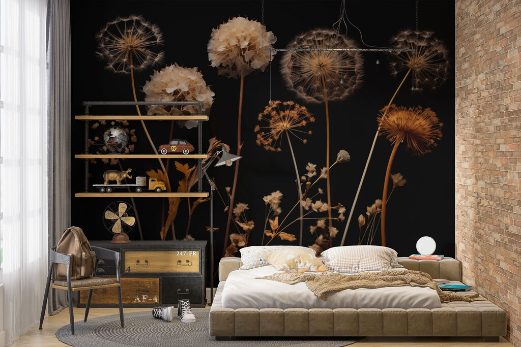 Flores secas à noite — interior 1