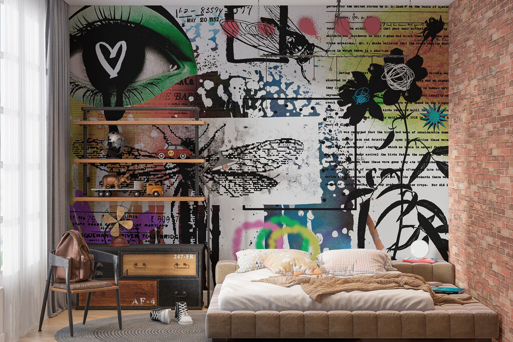 Olho entre manchas — interior 1