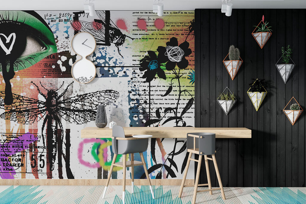 Olho entre manchas — interior 3