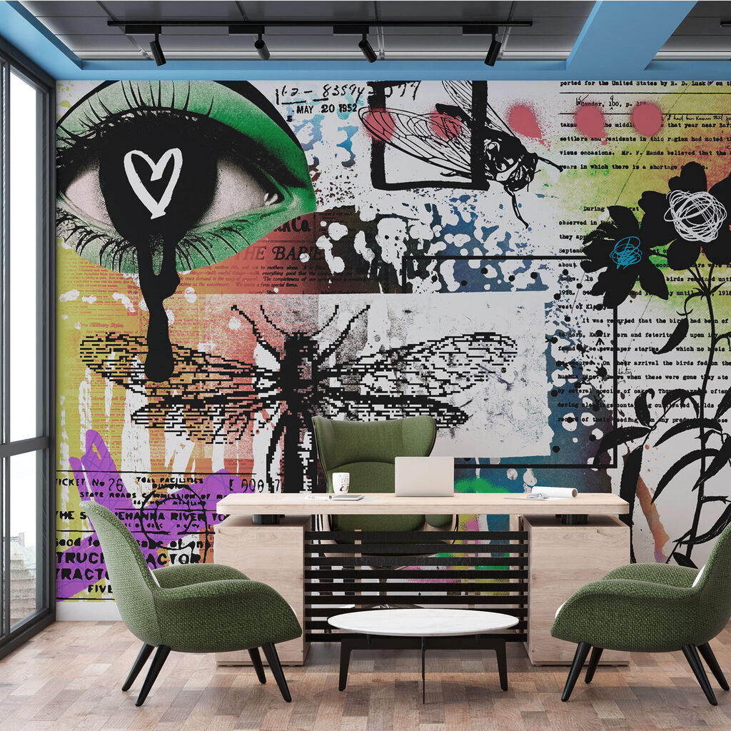 Olho entre manchas — interior 4