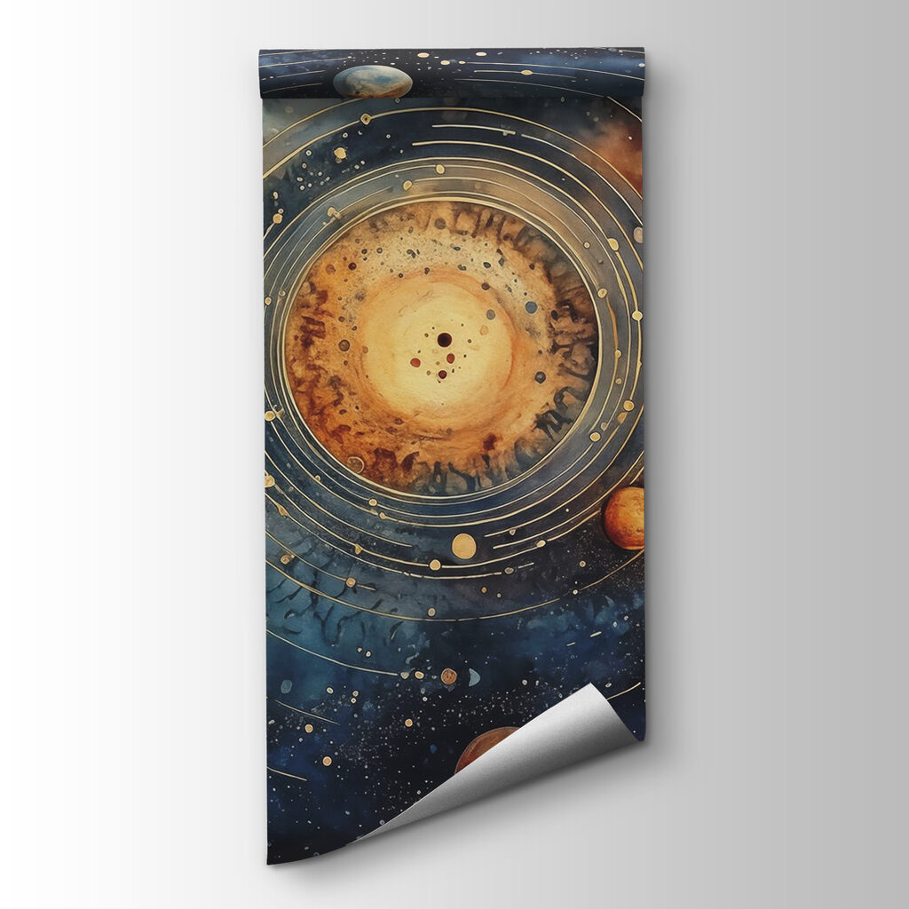 Sol entre planetas — vista do produto