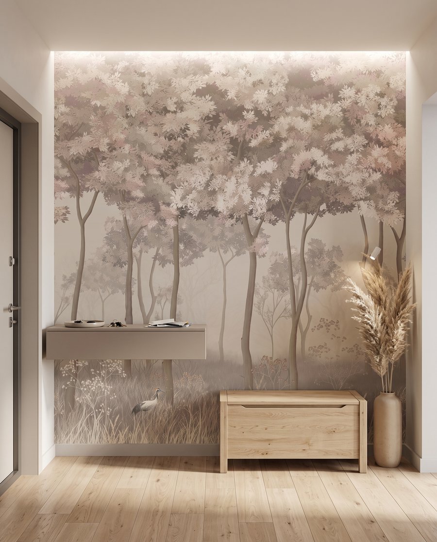 Bosque luminoso em flor — interior 7