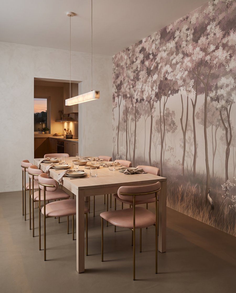 Bosque luminoso em flor — interior 9