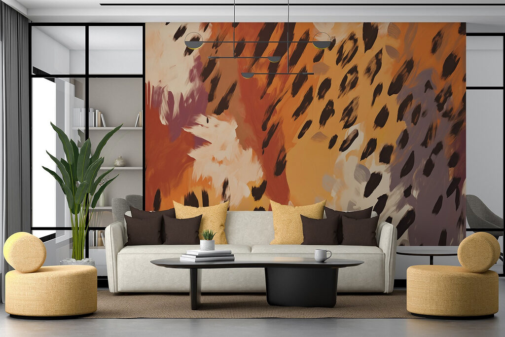 Manchas em tinta quente — interior 1