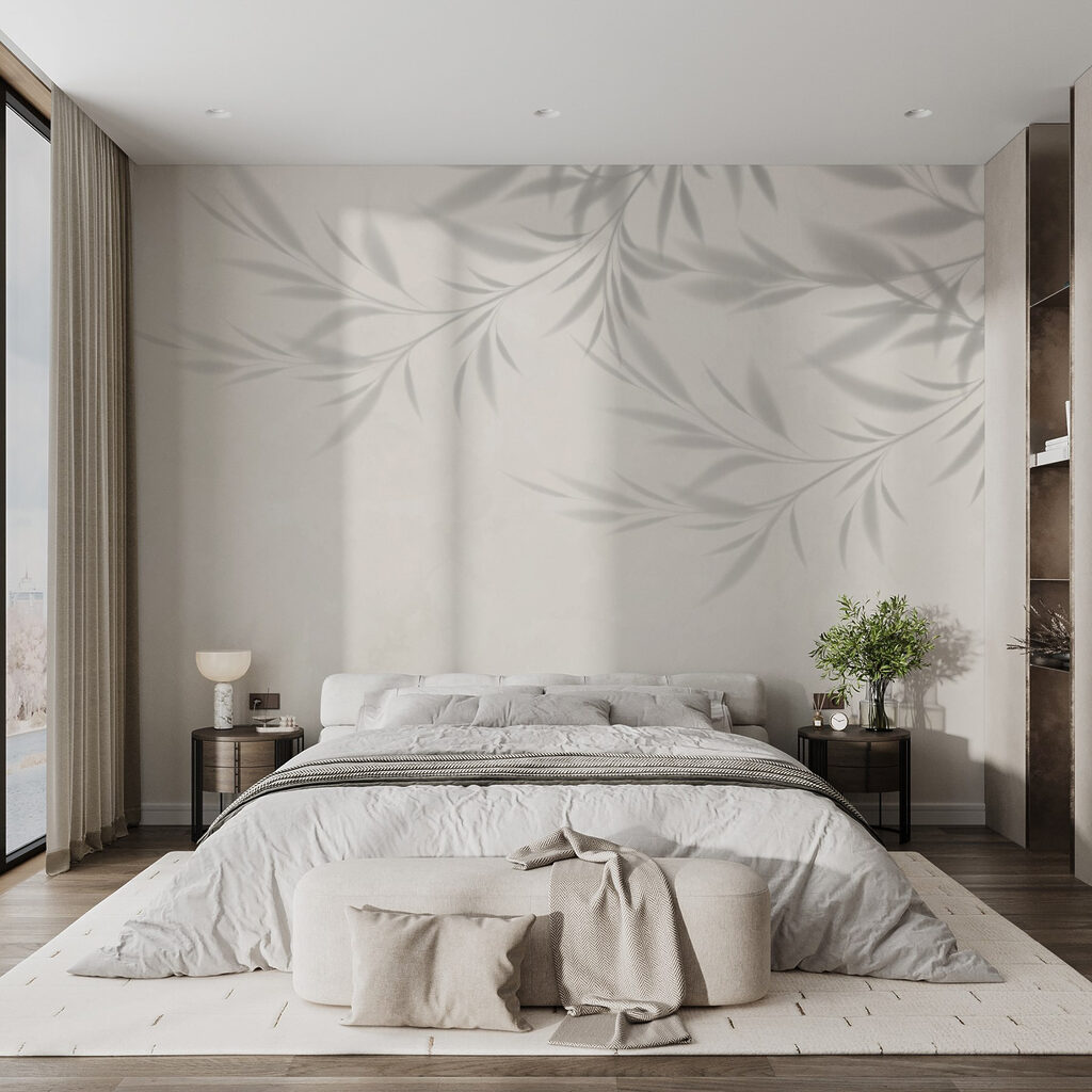 Ramos e sombras diagonais — interior 2
