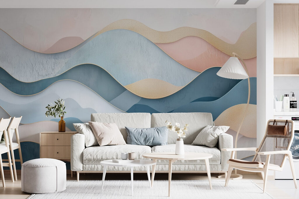 Ondas em camadas suaves — interior 1
