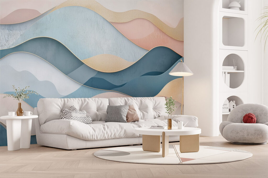 Ondas em camadas suaves — interior 3