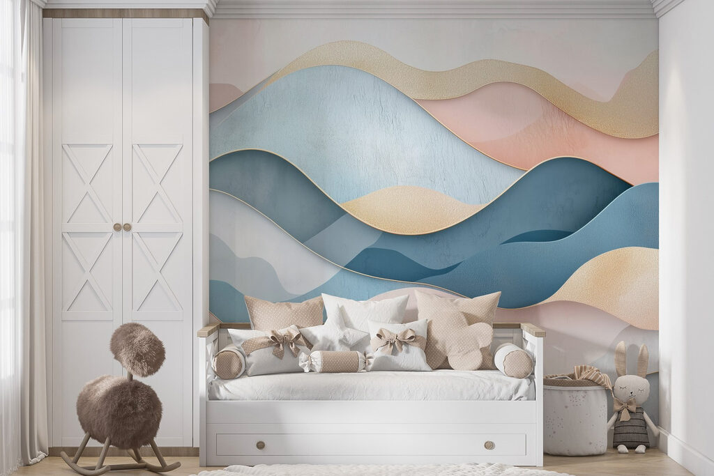 Ondas em camadas suaves — interior 4